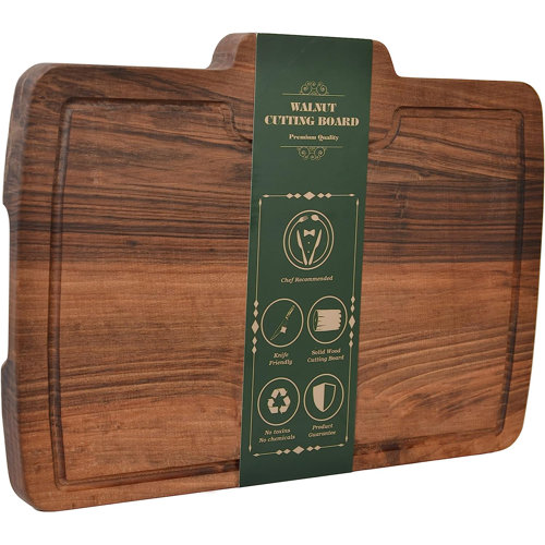 MoogCo Walnut Cutting Boards Large Thick Walnut Cutting Board With